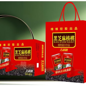 黑芝麻核桃植物蛋白饮品