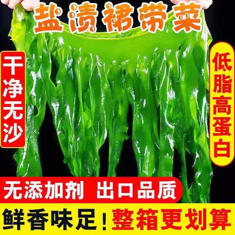 新鲜的裙带菜，今年新菜，源头海带厂家，五斤一箱，包邮到家