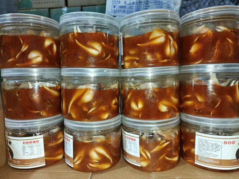 麻辣蟹钳解冻后直接食用
