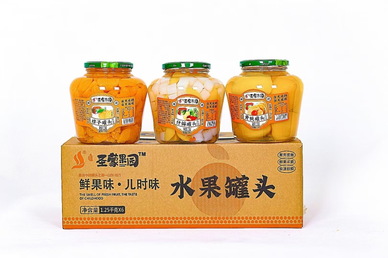 厂家处理黄桃罐头