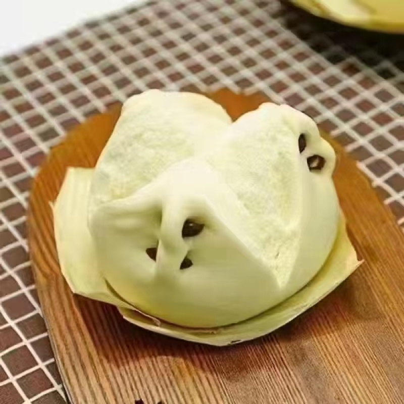 胶东非遗手工开花大馒头枣饽饽面食花馍***南瓜面开花大馒头