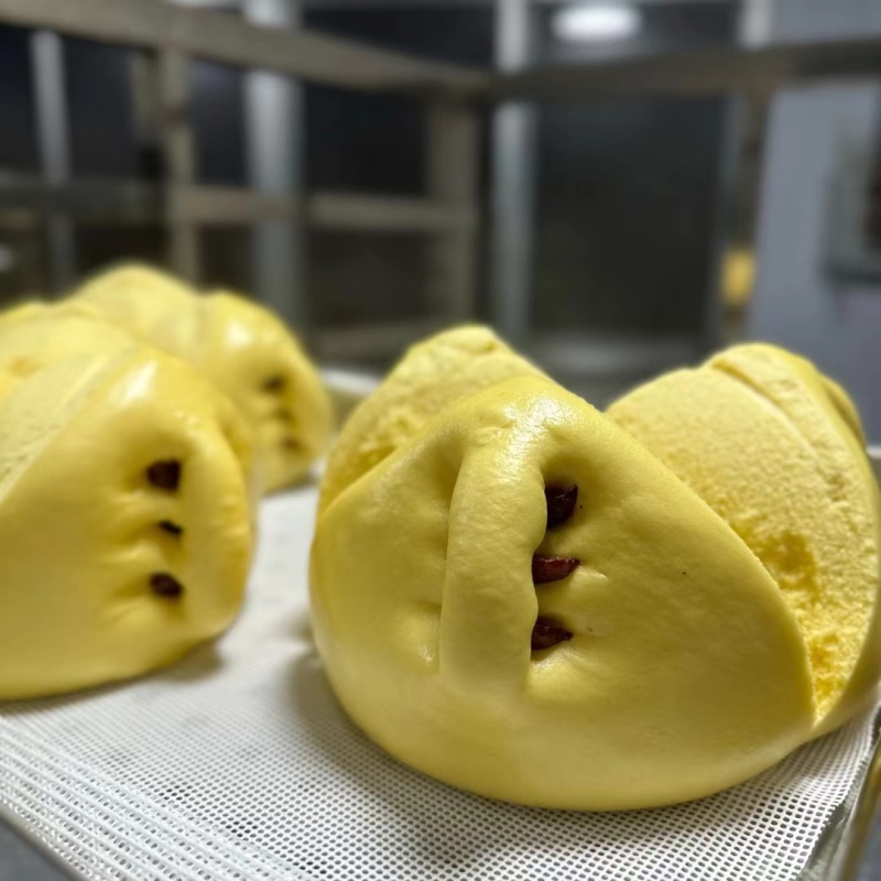 胶东非遗手工开花大馒头枣饽饽面食花馍***南瓜面开花大馒头