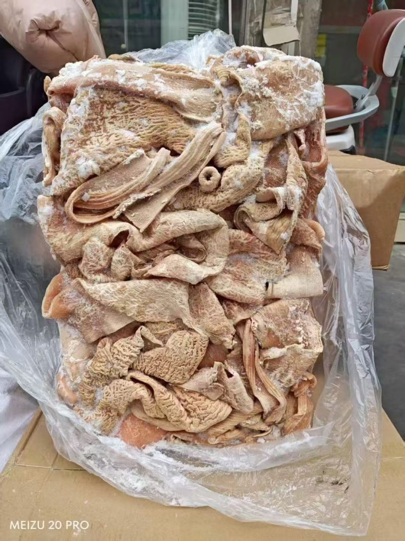 育肥牛大肠（破开，干净无油，无杂质）