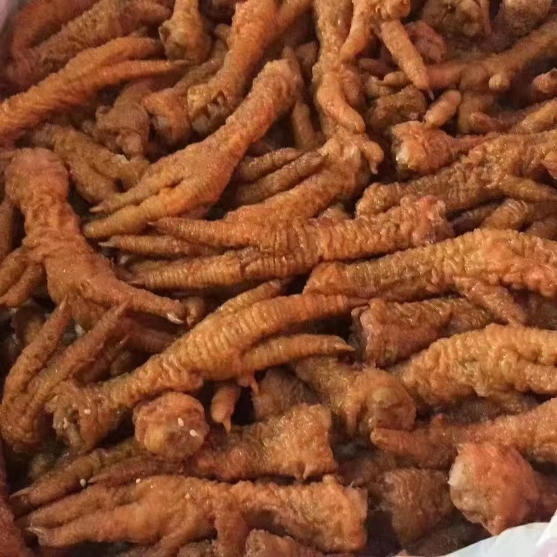 炸鸡爪，炸鸡头鸡副产品熟食批发价给您