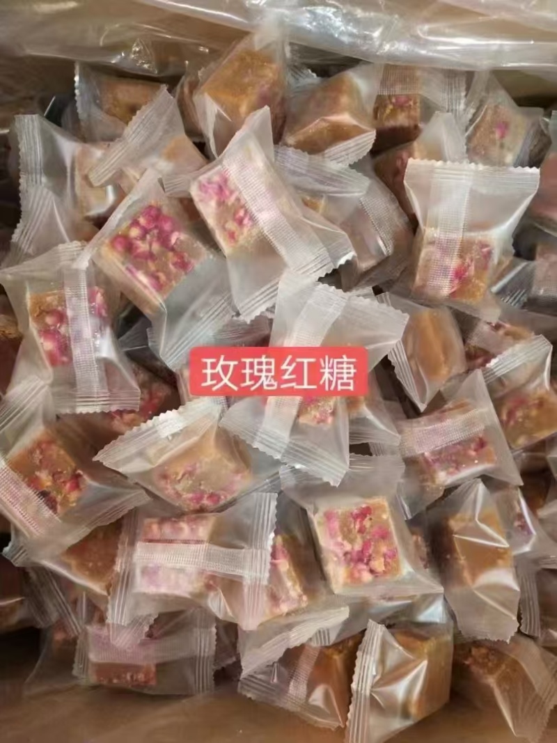 广西古法手工红糖甘蔗红糖姜糖，玫瑰红糖，桂花红糖，红枣