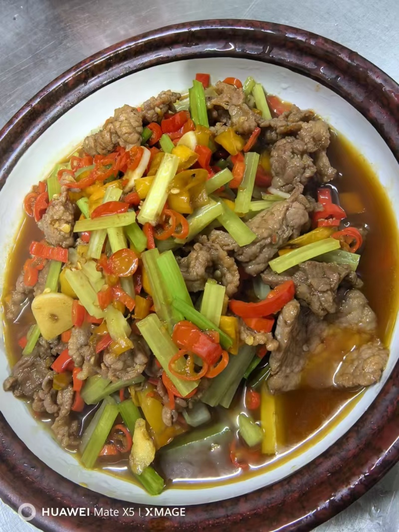 小炒黄牛肉原料，上脑中餐切片