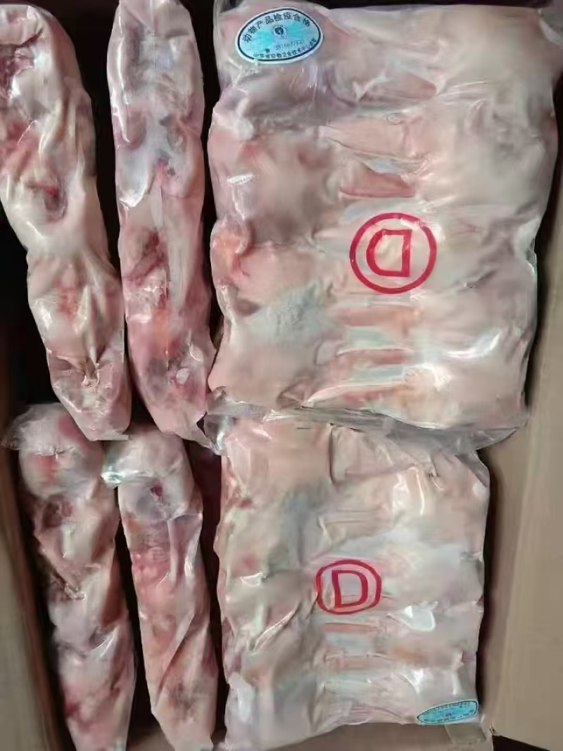 鸭头各种规格型号鸭头工厂冷冻发货物流