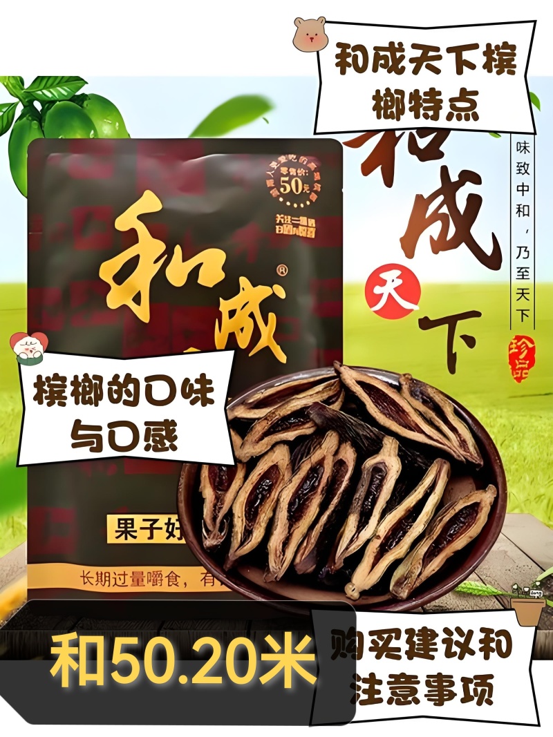 和成天下，槟榔，口味王