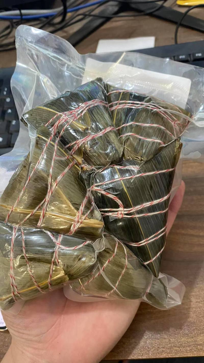 100克鲜肉粽子6个装