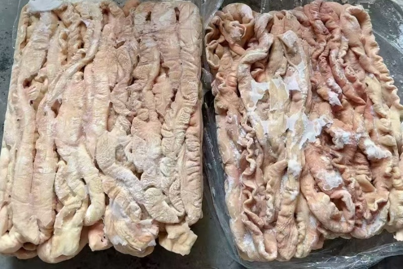 猪大肠无油清理干净规格型号齐全工厂发货物流