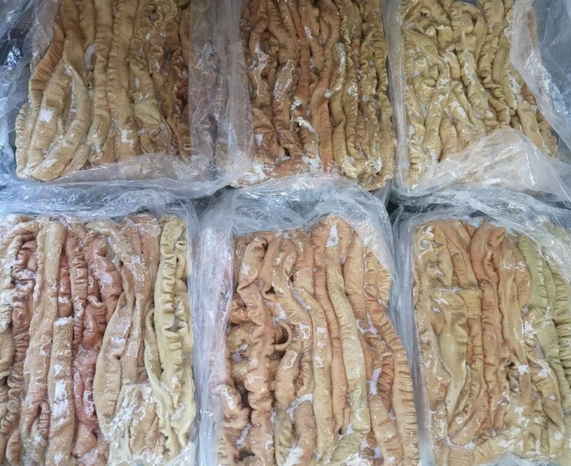 猪大肠无油清理干净规格型号齐全工厂发货物流