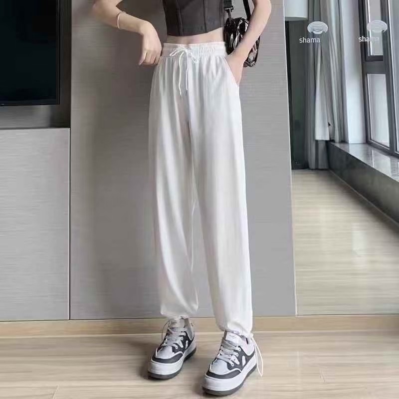 仅有200件左右女士高档冰丝运动裤，质量非常好12元