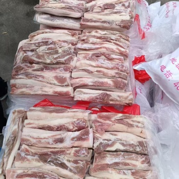 产品名称：合蓬脊背五花肉条库存数量：12吨