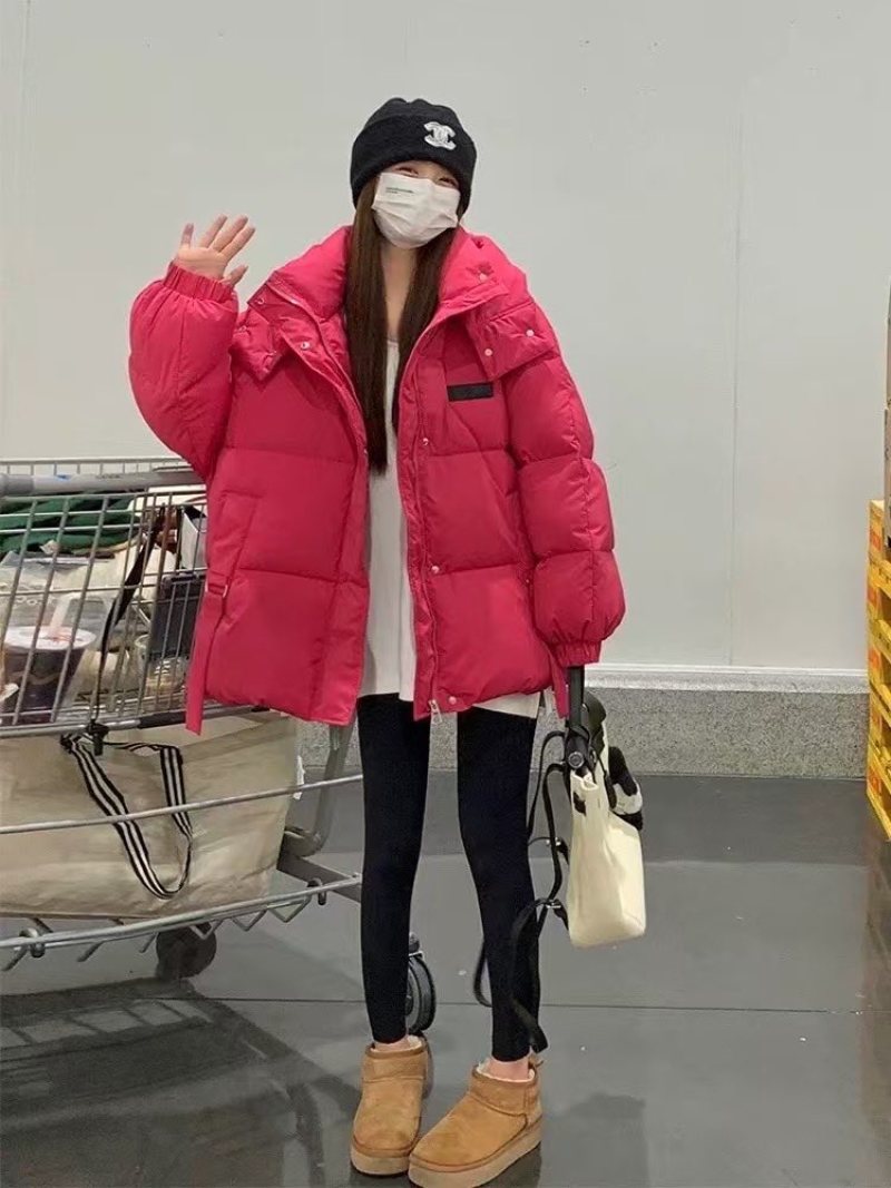 新到2025年新款女士韩版羽绒棉棉服，800件左右29.99