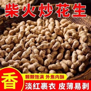 电商一件代发农家新货柴火炒花生铁锅带壳原味一件代发