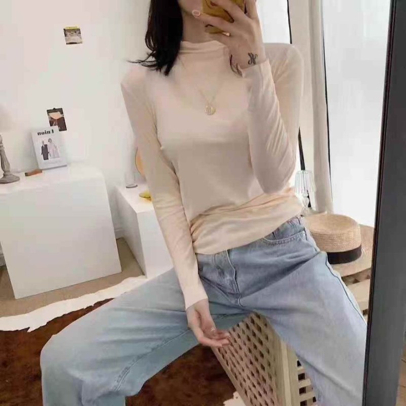 好货！工厂赔钱处理1500件左右莫代尔女士高档打底衫5.9
