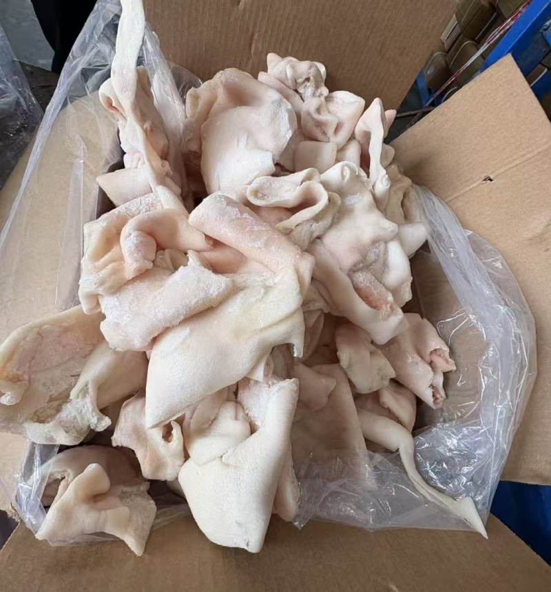 猪皮精品猪蹄皮冷链物流发货现货供应
