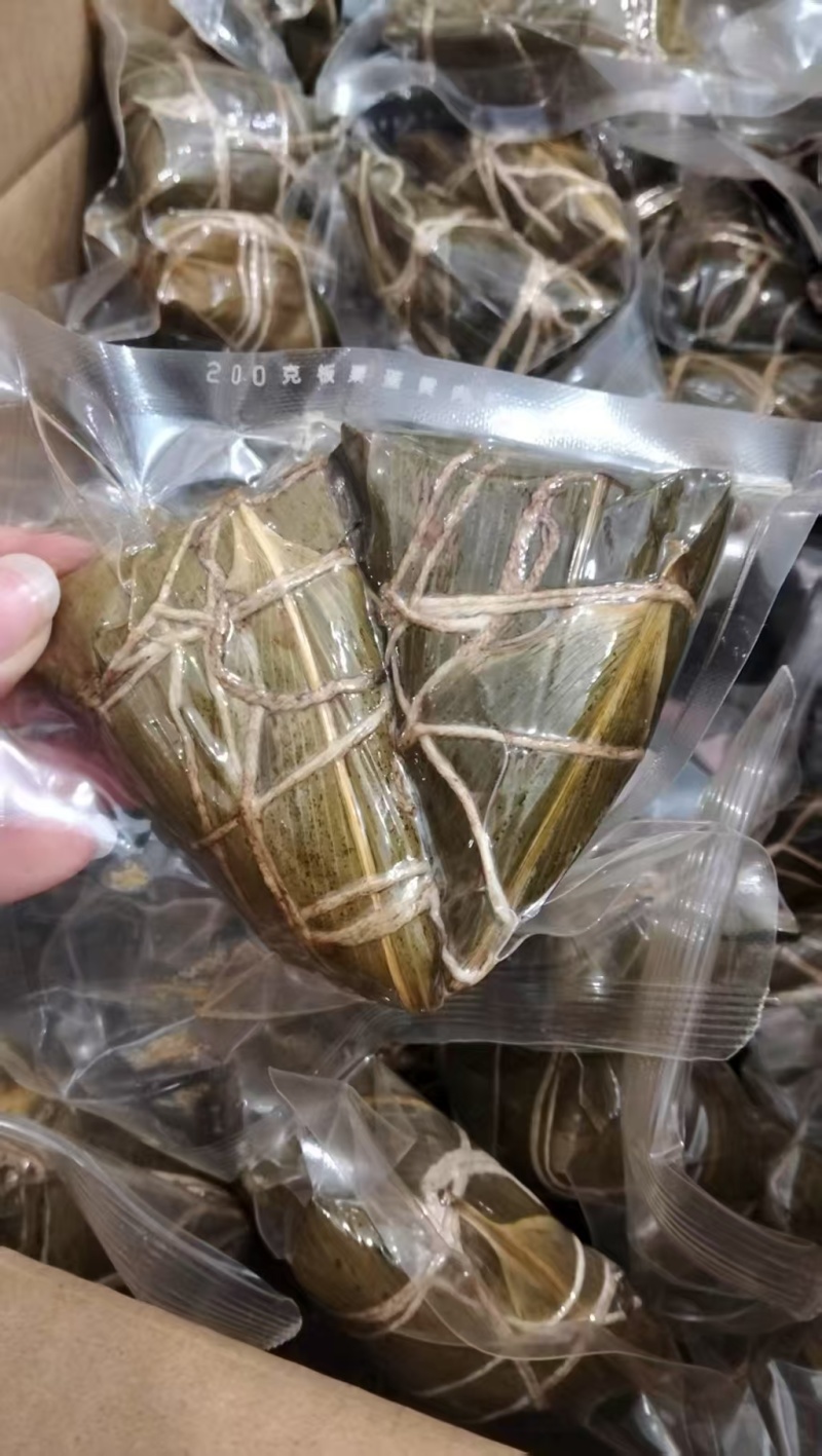 板栗肉粽真空透明装