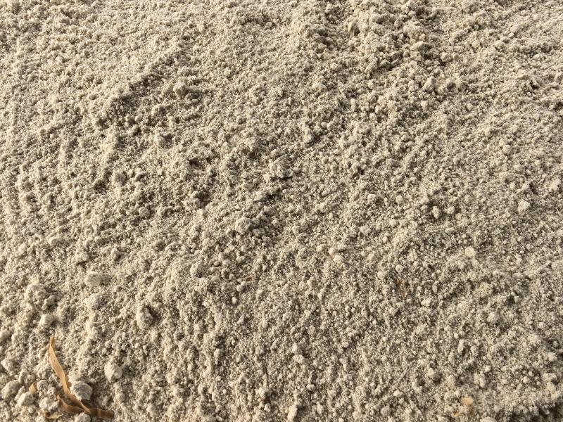 晒干的豆渣