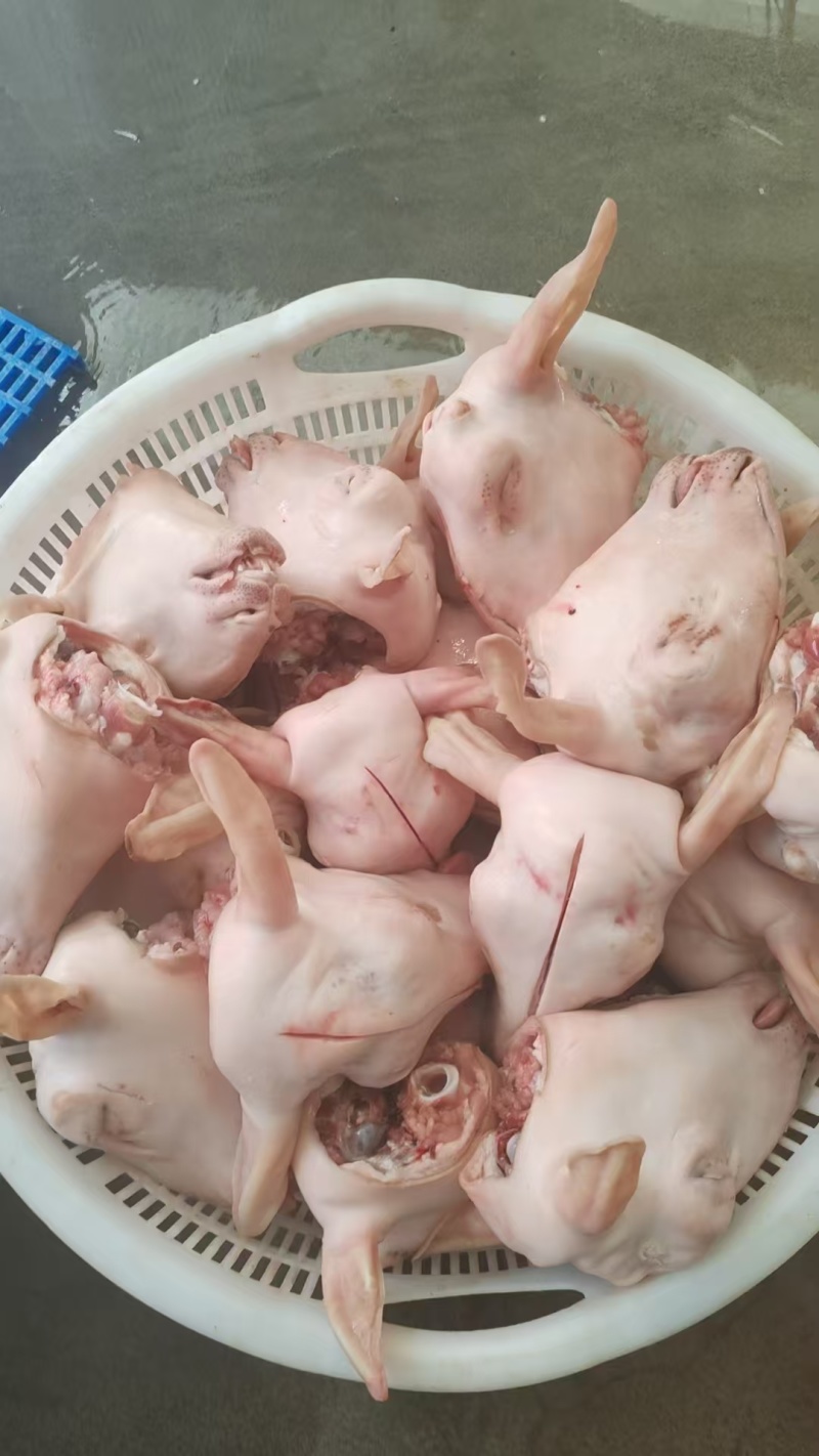 去皮羊头，带皮羊头，新鲜干净无毛纯干货