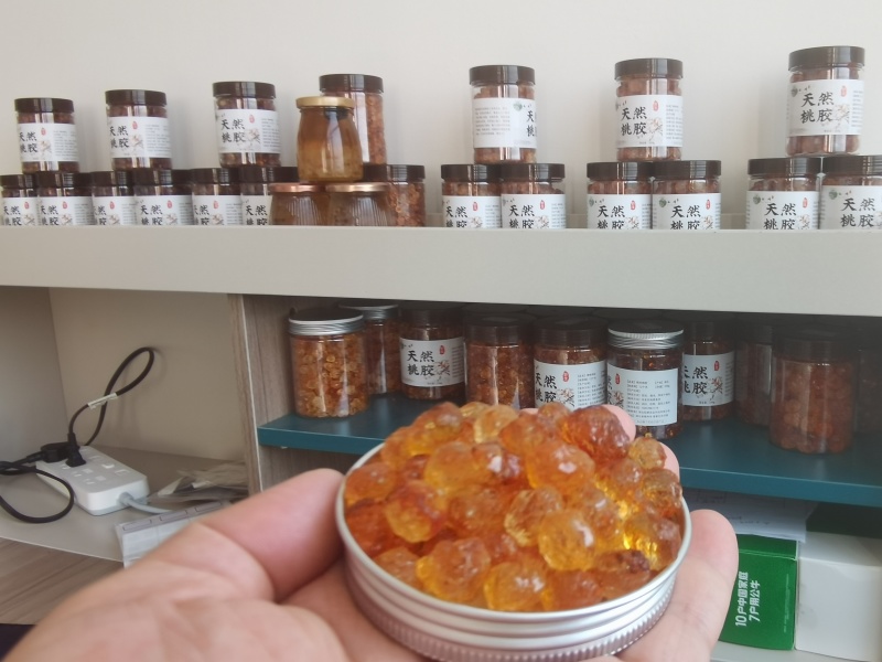 修剪颗粒桃胶常年供应一手货源一级质量产地源头工厂