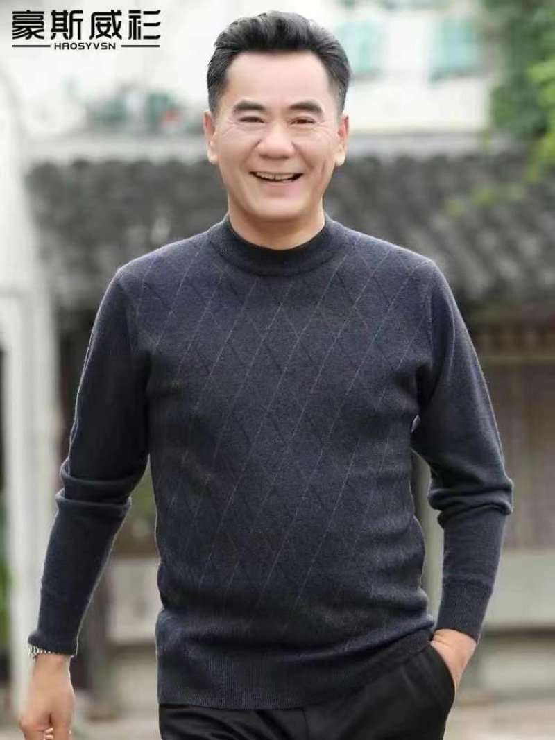 3000件全清11.8元，中老年加厚杂款男装毛衣到货