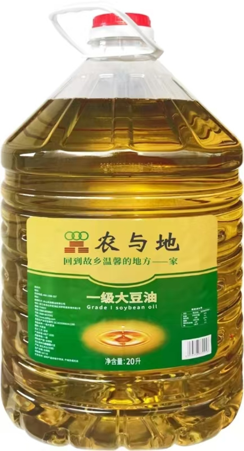 农与地，品粮康源一级大豆油