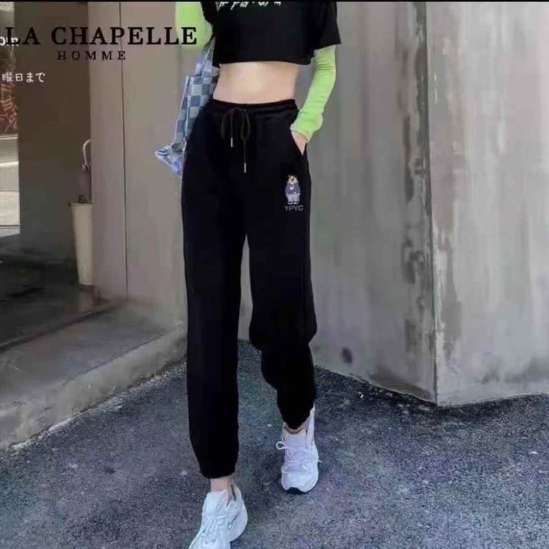 新到女士高档精品运动裤2500件，经典小标，刺绣标12