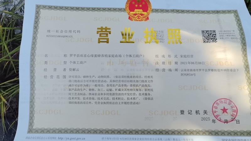云南省土蜂蜜