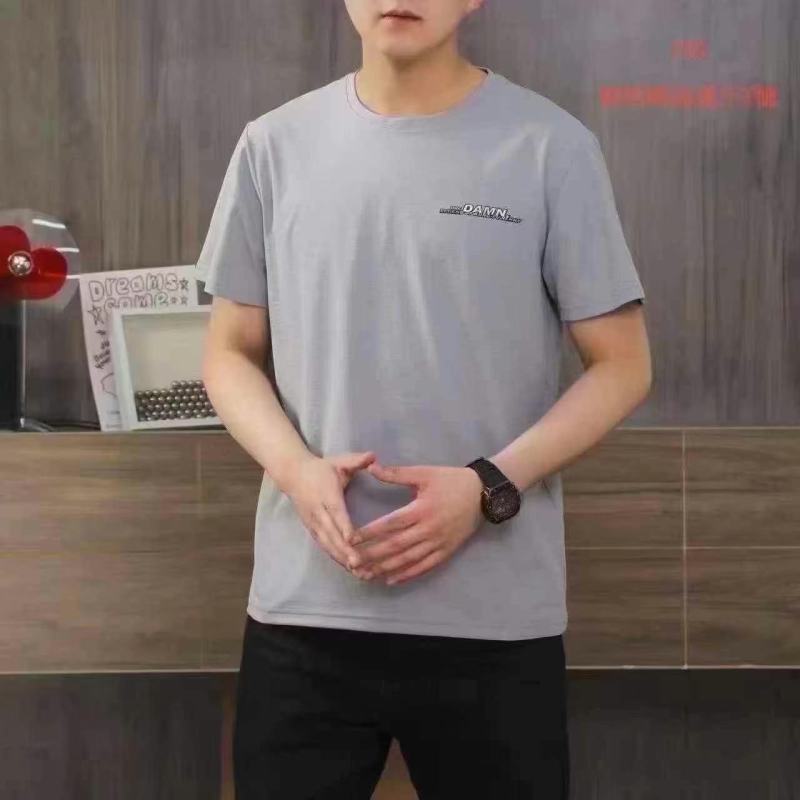 100件蚕丝棉短袖重工商标质量一级棒