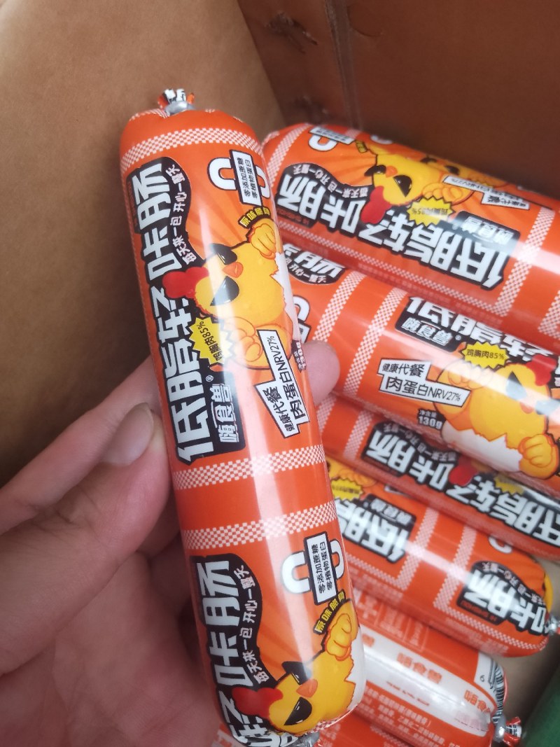 85％鸡胸肉含量，不含糖，不含淀粉，减脂健身人群专属