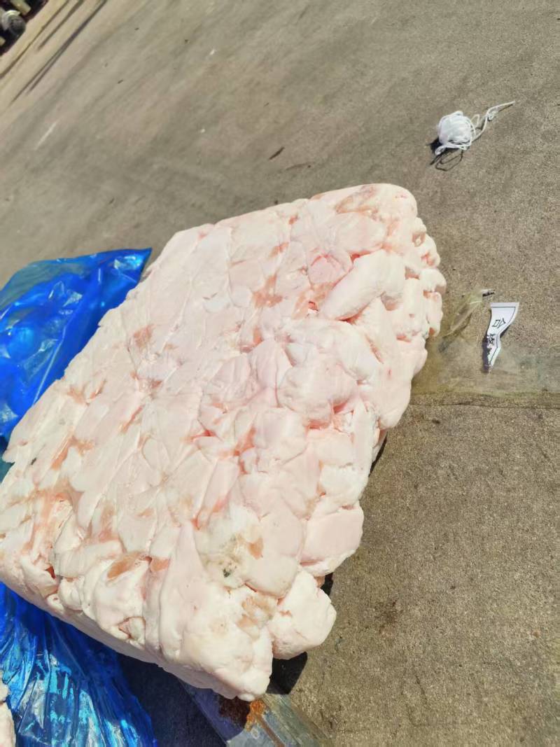 精品去皮肥膘，临沂提，新货手续齐全，纯干货，做馅灌肠