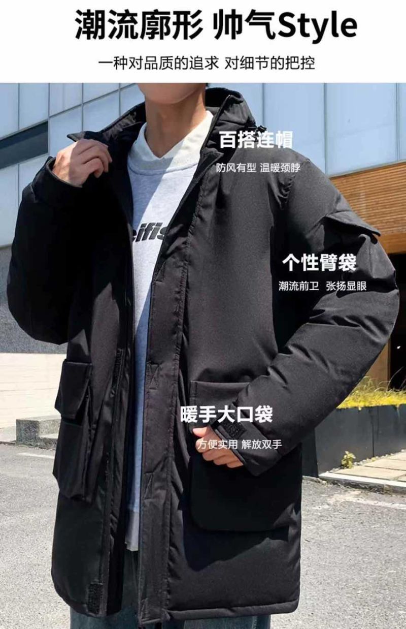 男女同款情侣款高档白鸭绒羽绒服200件左右，独立包装55