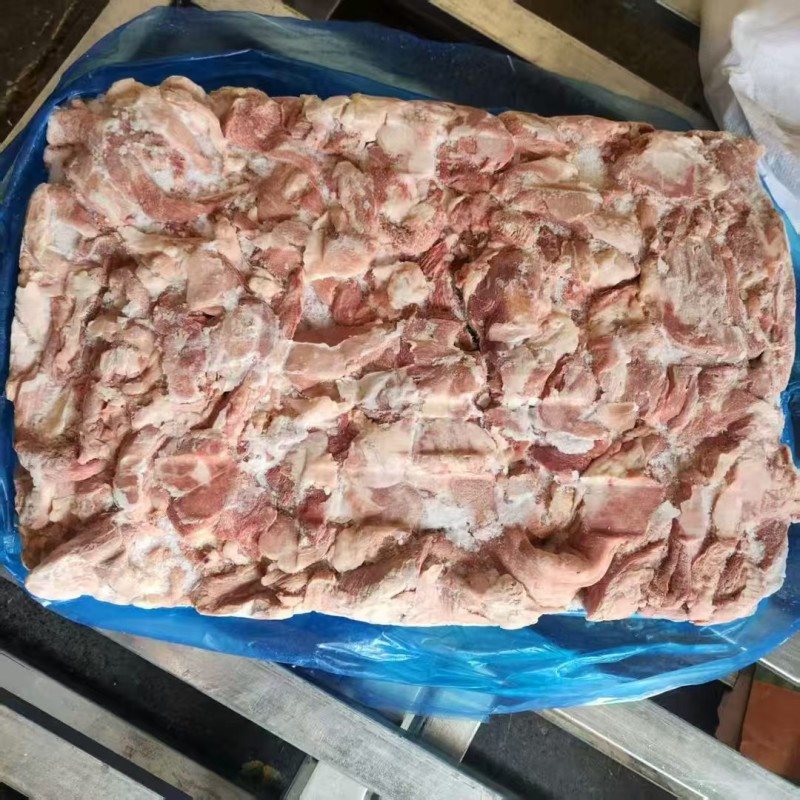 肥猪精碎肉现货一车新开检疫