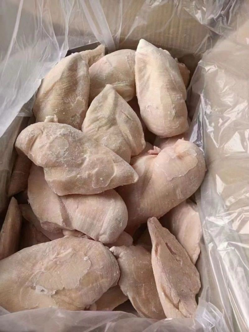 去皮鸡大胸板懂单冻精修毛胸规格齐全常年稳定生产全国冷链发货