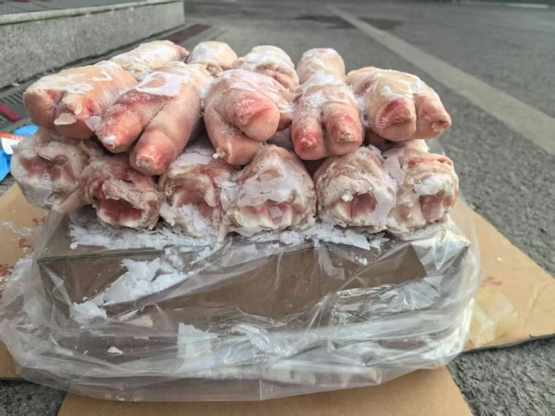 肥猪次一级带筋猪蹄，10吨有淤血，10公斤19/21个