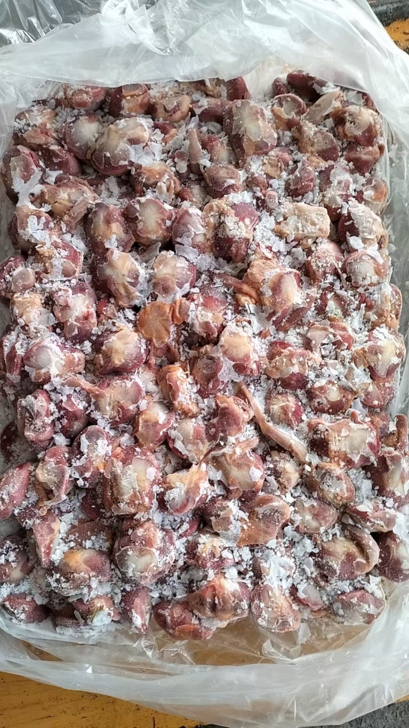 去食带麻鸭毛胗4-5吨