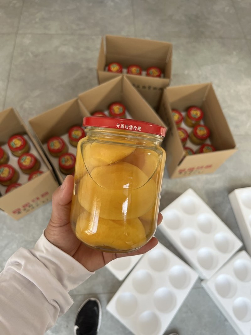 砀山纯手工黄桃罐头