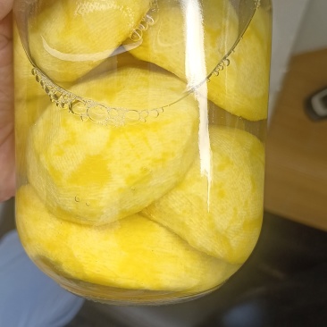 纯手工砀山黄桃罐头