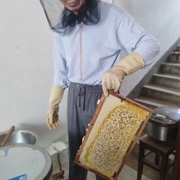 ***，货真价实的中蜂土蜂蜜。