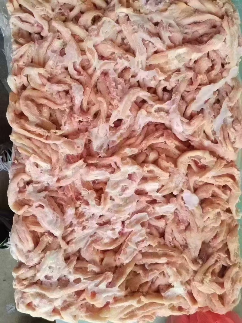 纯干脱骨鸭掌一级原料箱装9斤/箱