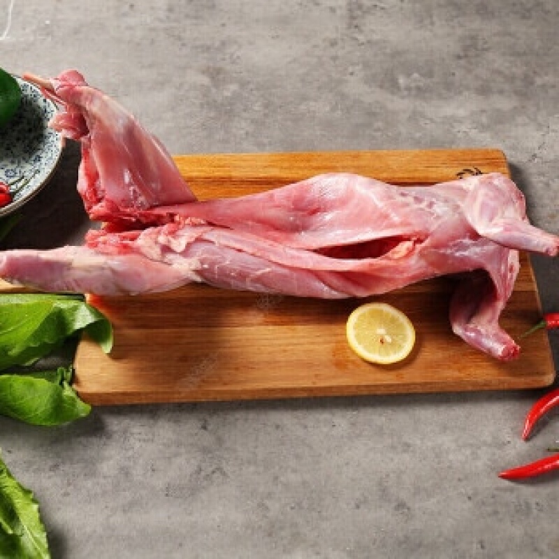 现杀兔肉，真空包装