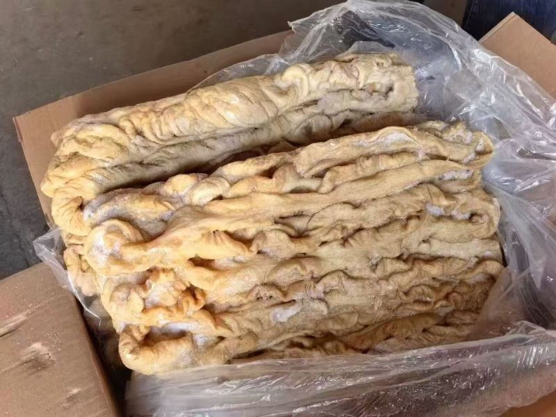 厂家一级预煮大肠一吨多临沂提