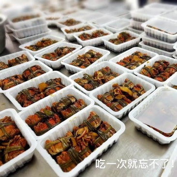 硬黄花雕醉蟹，全国线下门店和电商定货