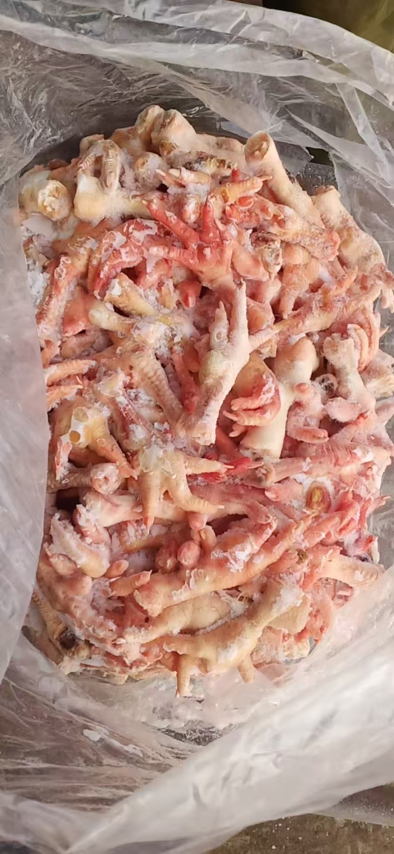 二级种鸡爪40来克1.5吨