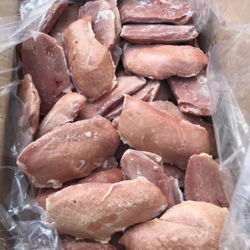 鸭胸去皮单冻肉质好质量保证冷链直发价格量大从优