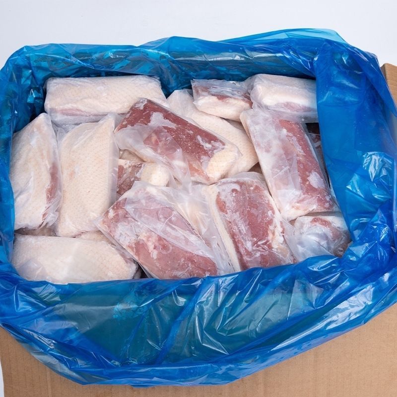 鸭胸肉带皮工厂直发质量保证规格齐全手续齐全量大从优