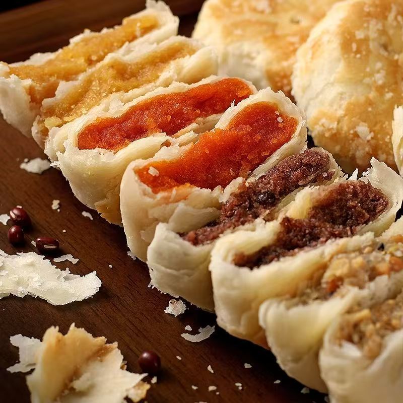 带R标的黄庄月饼