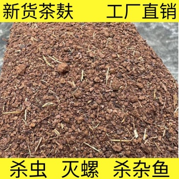 湖南茶粕清塘水产养殖杀杂鱼福寿螺茶枯饼籽粉不伤虾蟹茶皂素批发