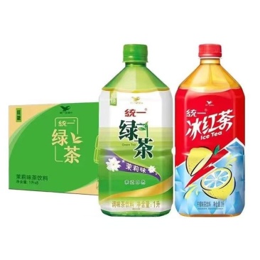 出1L*8瓶统一红绿茶，6月份，9.6米一车